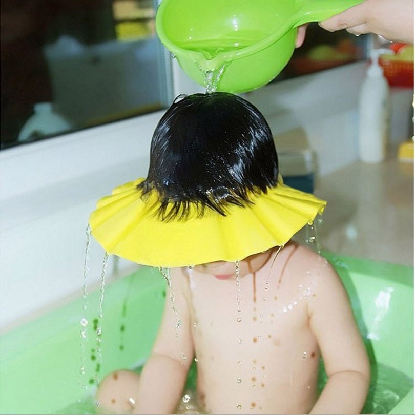 Visière chapeau pour douche bébé I ShampooCap™ - joviebaby